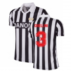 Juventus FC 1992 - 93 Coppa UEFA Retro Football Shirt (CHIELLINI 3)