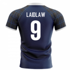 2023-2024 Scotland Home Concept Rugby Shirt (Laidlaw 9)