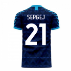 Lazio 2023-2024 Away Concept Football Kit (Viper) (SERGEJ 21)