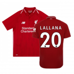 Liverpool 2018-19 Home Shirt ((Very Good) L) (Lallana 20)