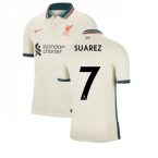 Liverpool 2021-2022 Away Shirt (Kids) (SUAREZ 7)
