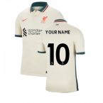 Liverpool 2021-2022 Away Shirt (Kids) (Your Name)