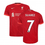 Liverpool 2021-2022 Home Shirt (Kids) (SUAREZ 7)