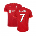 Liverpool 2021-2022 Home Shirt (SUAREZ 7)