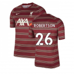 Liverpool 2021-2022 Pre-Match Training Shirt (Red) - Kids (ROBERTSON 26)
