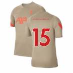 Liverpool 2021-2022 Training Shirt (Mystic Stone) (CHAMBERLAIN 15)