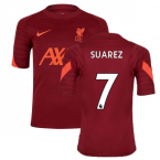 Liverpool 2021-2022 Training Shirt (Team Red) - Kids (SUAREZ 7)