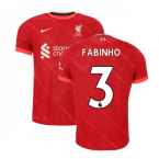 Liverpool 2021-2022 Vapor Home Shirt (Kids) (FABINHO 3)