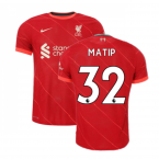 Liverpool 2021-2022 Vapor Home Shirt (Kids) (MATIP 32)