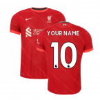 Liverpool 2021-2022 Vapor Home Shirt (Kids) (Your Name)