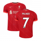 Liverpool 2021-2022 Vapor Home Shirt (MILNER 7)