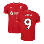 Liverpool 2021-2022 Vapor Home Shirt (TORRES 9)