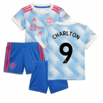 Man Utd 2021-2022 Away Baby Kit (CHARLTON 9)