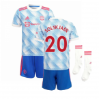 Man Utd 2021-2022 Away Mini Kit (SOLSKJAER 20)