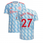 Man Utd 2021-2022 Away Shirt (Kids) (ALEX TELLES 27)