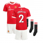 Man Utd 2021-2022 Home Mini Kit (LINDELOF 2)
