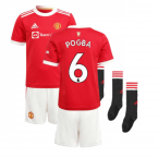 Man Utd 2021-2022 Home Mini Kit (POGBA 6)