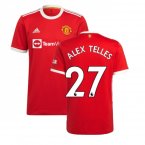 Man Utd 2021-2022 Home Shirt (ALEX TELLES 27)