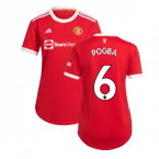 Man Utd 2021-2022 Home Shirt (Ladies) (POGBA 6)