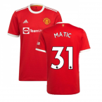 Man Utd 2021-2022 Home Shirt (MATIC 31)