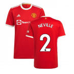 Man Utd 2021-2022 Home Shirt (NEVILLE 2)