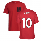 Man Utd 2021-2022 STR Graphic Tee (Red) (LAW 10)