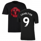 Man Utd 2021-2022 Tee (Black) (CHARLTON 9)