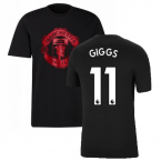 Man Utd 2021-2022 Tee (Black) (GIGGS 11)