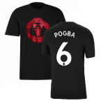 Man Utd 2021-2022 Tee (Black) (POGBA 6)