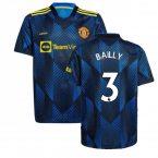 Man Utd 2021-2022 Third Shirt (Kids) (BAILLY 3)