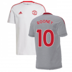 Man Utd 2021-2022 Training Tee (Grey) (ROONEY 10)
