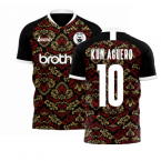 Manchester Blues 2025-2026 Away Concept Football Kit (Libero) (KUN AGUERO 10)