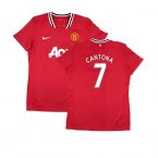Manchester United 2011-12 Home Shirt (Women's) ((Very Good) M) (CANTONA 7)