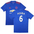 Manchester United 2016-17 Away Shirt ((Excellent) M) (Pogba 6)
