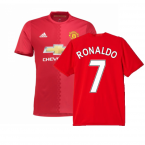 Manchester United 2016-17 Home Shirt ((Excellent) S) (Ronaldo 7)