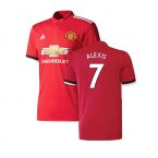 Manchester United 2017-18 Home Shirt ((Excellent) 4-5 Year) (Alexis 7)
