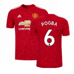Manchester United 2020-21 Home Shirt ((Excellent) S) (Pogba 6)