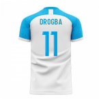Marseille 2023-2024 Home Concept Football Kit (Libero) (DROGBA 11)