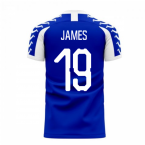 Merseyside 2025-2026 Home Concept Football Kit (Viper) (James 19)