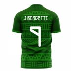 Mexico 2024-2025 Home Concept Football Kit (Libero) (J. BORGETTI 9)