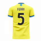 Nerazzurri Milan 2023-2024 Away Concept Football Kit (Libero) (Ferri 5)