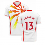 North Macedonia 2022-2023 Away Concept Shirt (Libero) (RISTOVSKI 13)