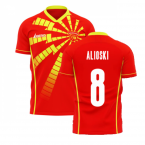 North Macedonia 2022-2023 Home Concept Shirt (Libero) (ALIOSKI 8)