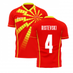 North Macedonia 2022-2023 Home Concept Shirt (Libero) (RISTEVSKI 4)