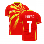 North Macedonia 2023-2024 Home Concept Shirt (Libero) (TRICKOVSKI 7)