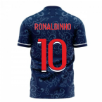 Paris 2025-2026 Home Concept Football Kit (Libero) (RONALDINHO 10)