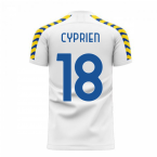 Parma 2023-2024 Home Concept Football Kit (Libero) (CYPRIEN 18)