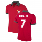 Portugal 1972 Short Sleeve Retro Football Shirt (RONALDO 7)