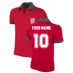 Portugal 1972 Short Sleeve Retro Football Shirt (Your Name)