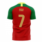 Portugal 2023-2024 Home Concept Football Kit (Airo) (FIGO 7)
